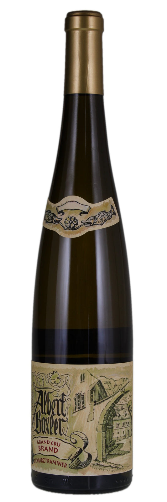 Albert Boxler Gewurztraminer Grand Cru Brand 2020  Front Bottle Shot