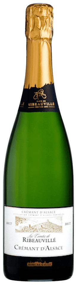 Cave de Ribeauville Cremant d'Alsace Brut Le Comte  Front Bottle Shot