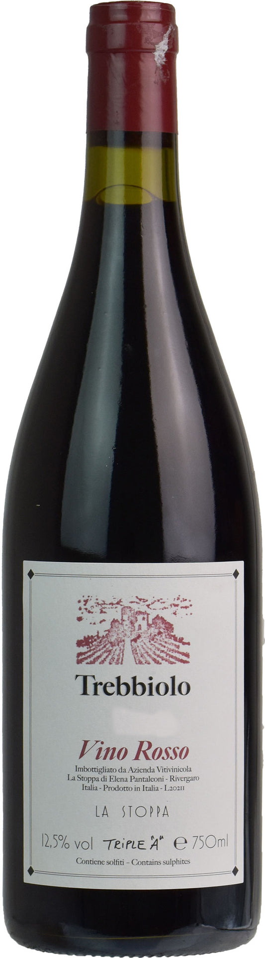 La Stoppa Trebbiolo Rosso 2022  Front Bottle Shot