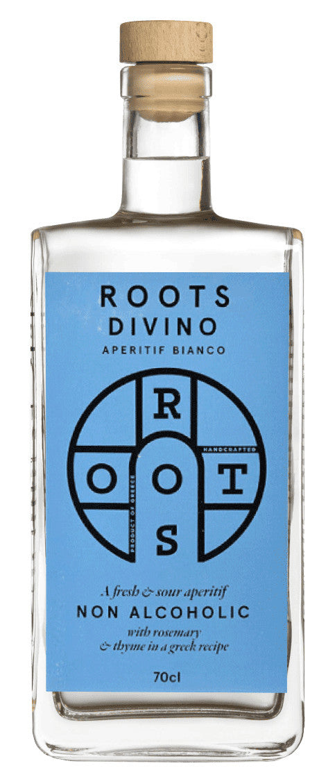 Roots Divino Non-Alcoholic Aperitif Bianco (700ML)  Front Bottle Shot