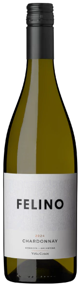Vina Cobos Felino Chardonnay 2024  Front Bottle Shot
