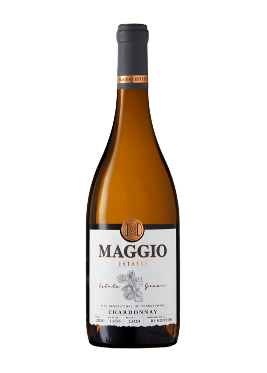Maggio Estates Chardonnay 2020  Front Bottle Shot