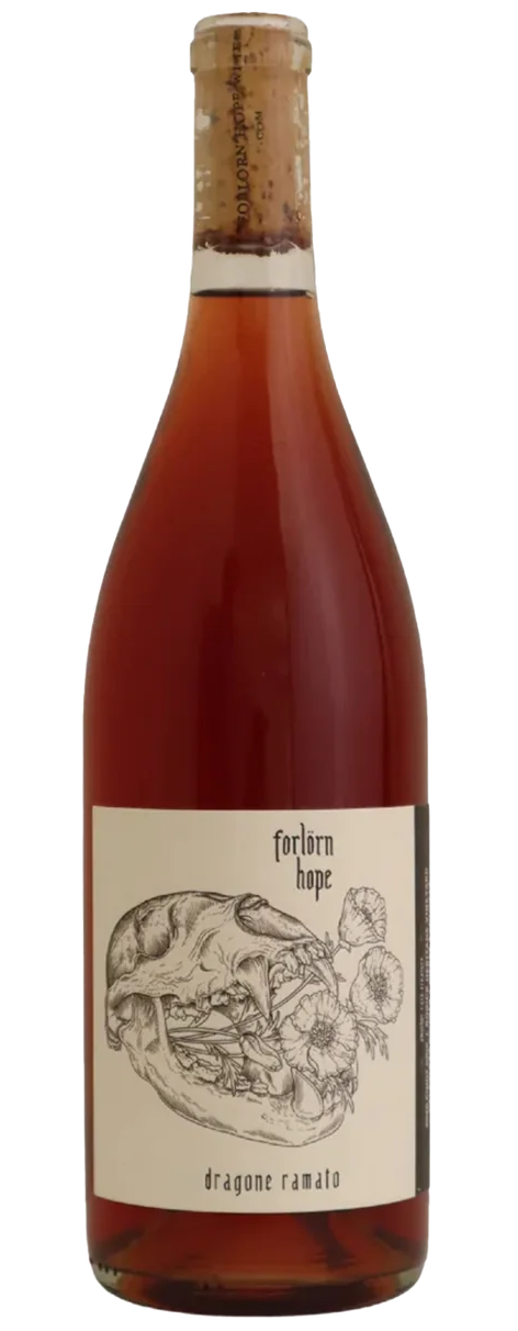 Forlorn Hope Dragone Ramato Pinot Gris 2022  Front Bottle Shot
