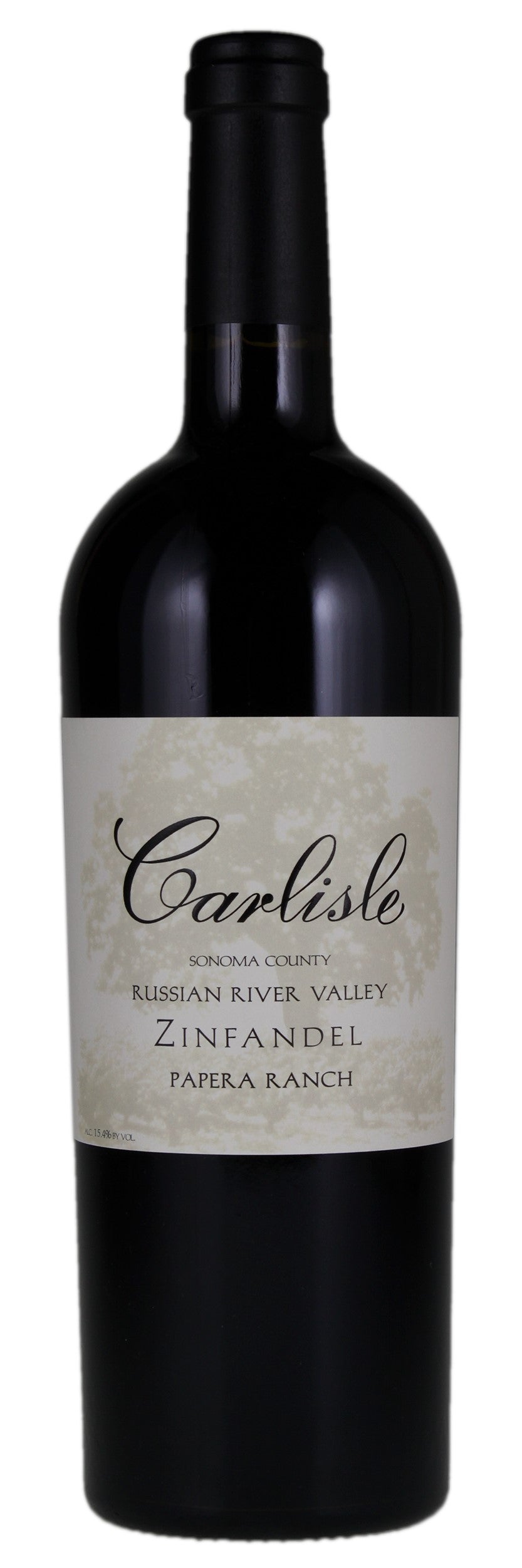 Carlisle Papera Ranch Zinfandel 2022  Front Bottle Shot