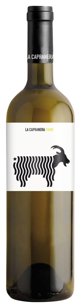La Capranera Paestum Fiano 2022  Front Bottle Shot