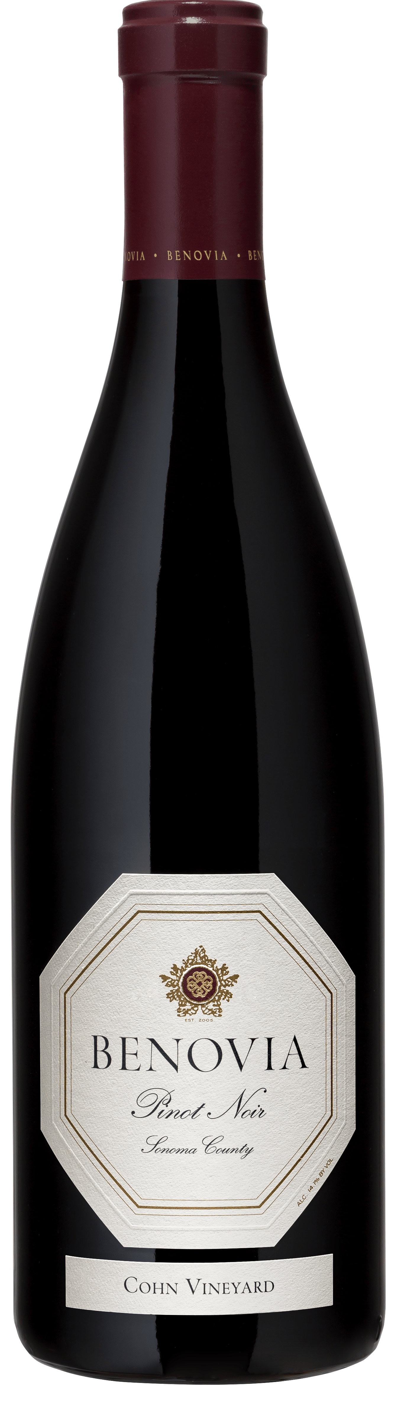 Benovia Cohn Vineyard Pinot Noir 2020  Front Bottle Shot