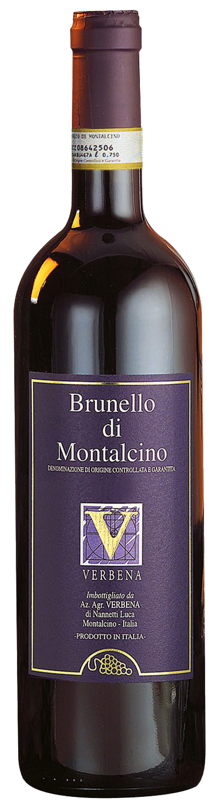 Verbena Brunello di Montalcino 2018  Front Bottle Shot