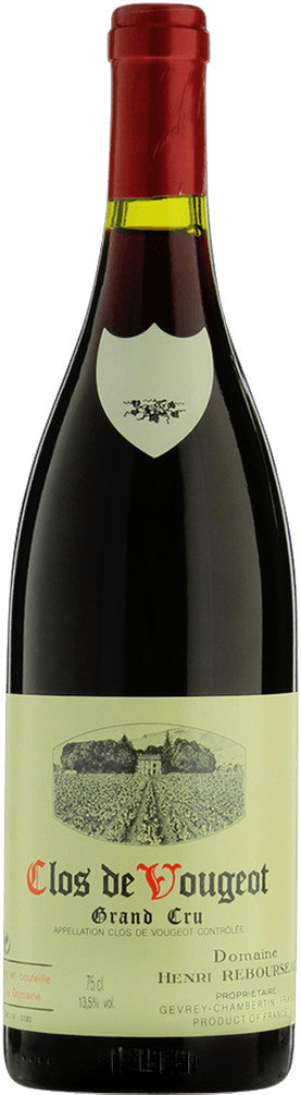 Domaine Henri Rebourseau Clos de Vougeot Grand Cru 2018  Front Bottle Shot