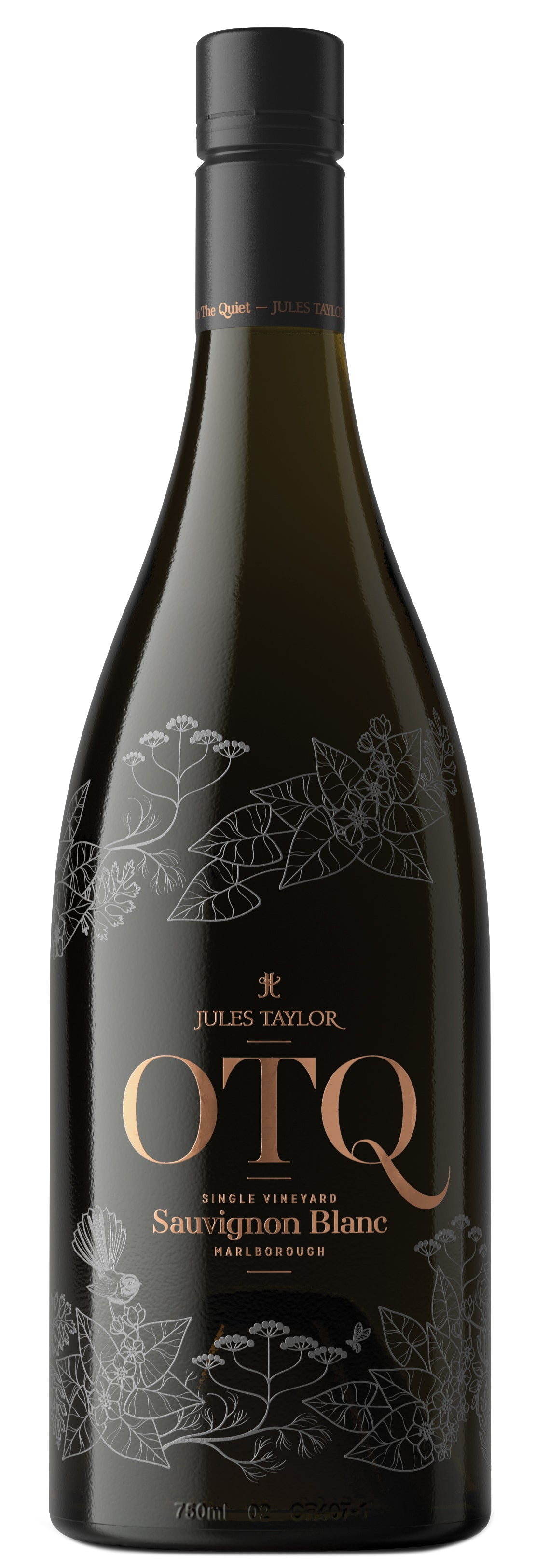 Jules Taylor OTQ Sauvignon Blanc 2022  Front Bottle Shot