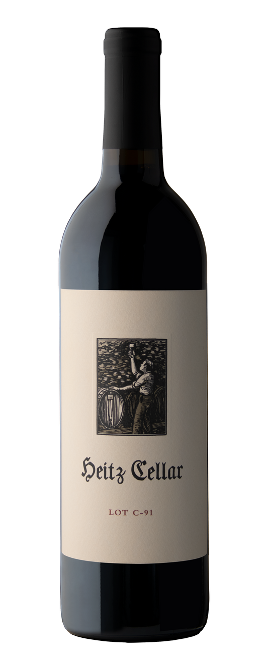 Heitz Cellar Lot C-91 Cabernet Sauvignon 2018  Front Bottle Shot