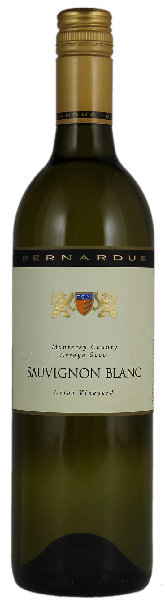 Bernardus Griva Vineyard Sauvignon Blanc 2023  Front Bottle Shot