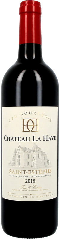 Chateau La Haye  2018  Front Bottle Shot
