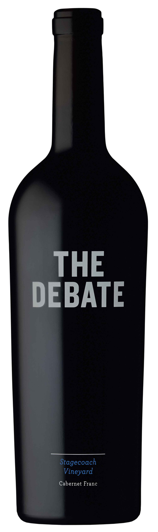 The Debate Stagecoach Vineyard Cabernet Franc 2018  Front Bottle Shot