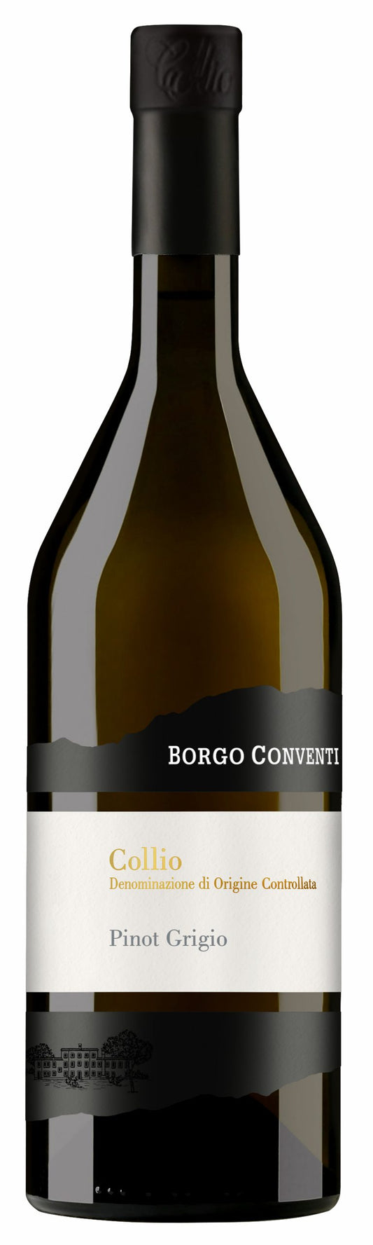 Borgo Conventi Pinot Grigio 2021  Front Bottle Shot