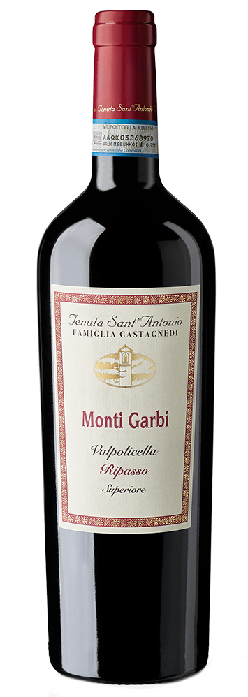 Tenuta Sant'Antonio Valpolicella Superiore Ripasso Monti Garbi 2021  Front Bottle Shot