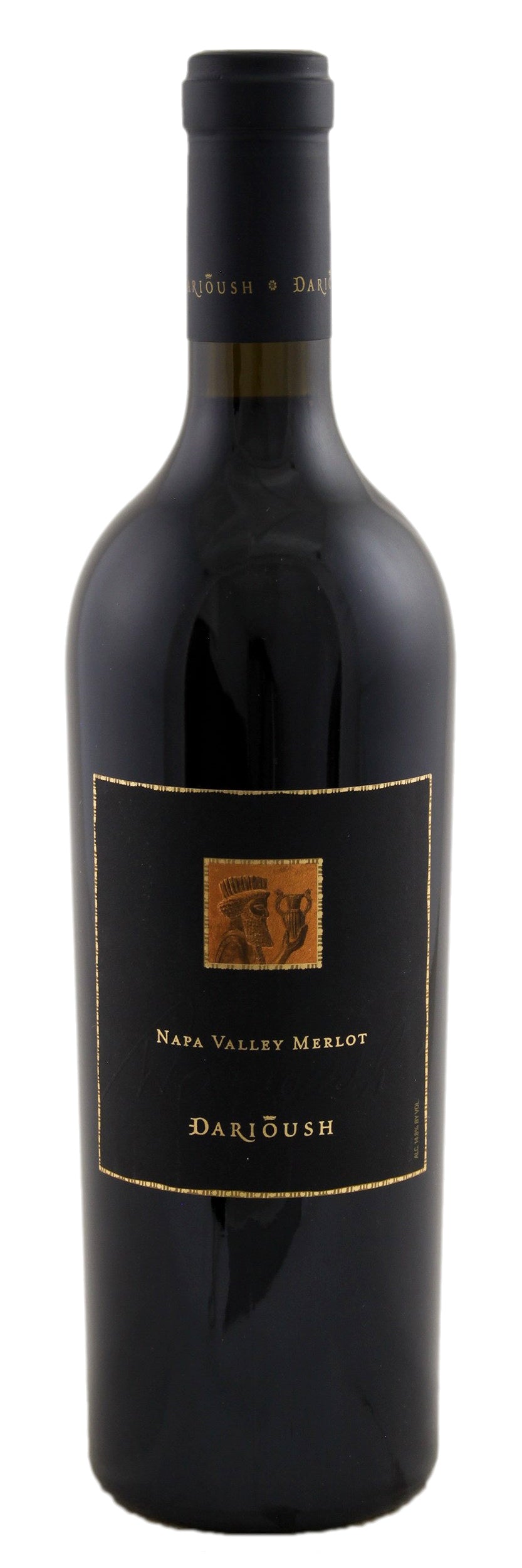 Darioush Signature Merlot 2018  Front Bottle Shot