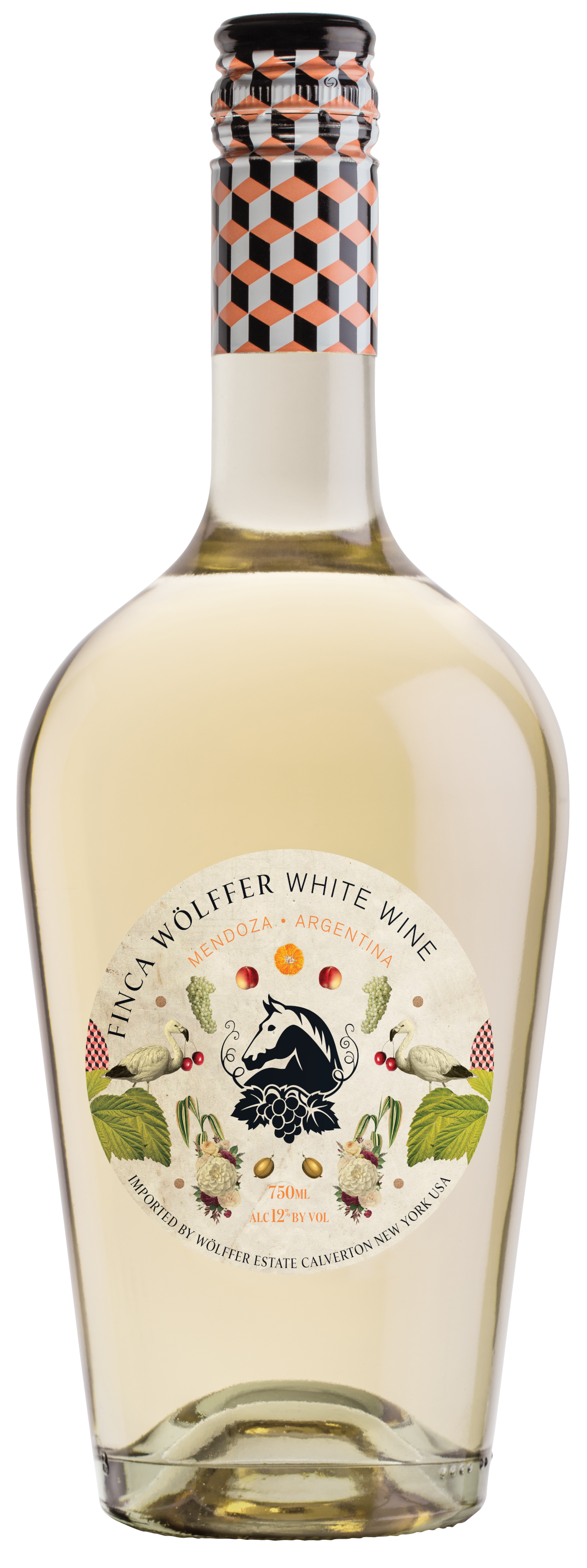 Wolffer Finca Wolffer White 2022  Front Bottle Shot