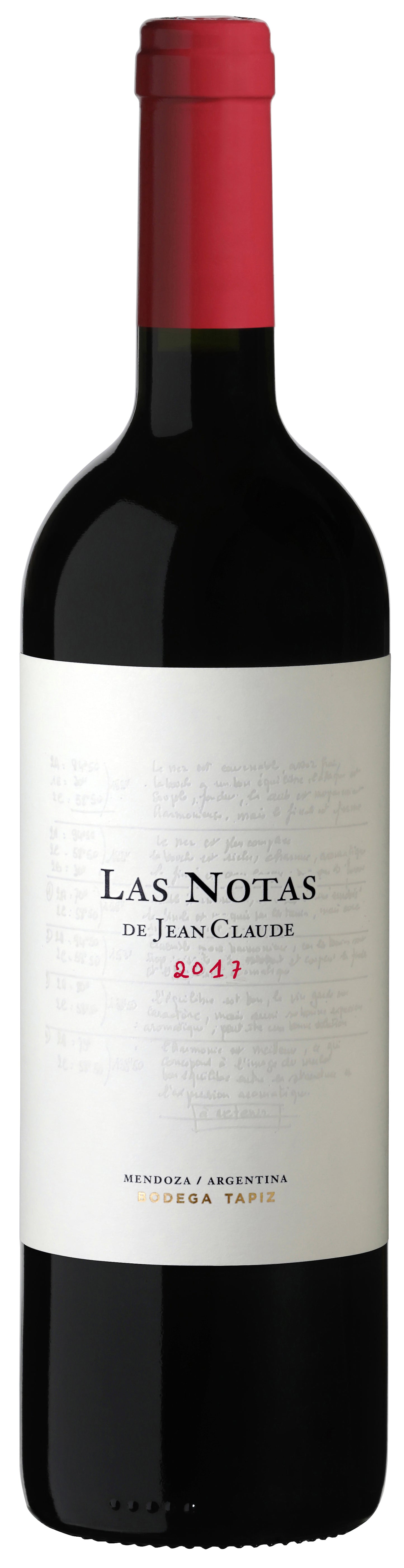 Tapiz Las Notas de Jean Claude 2017  Front Bottle Shot