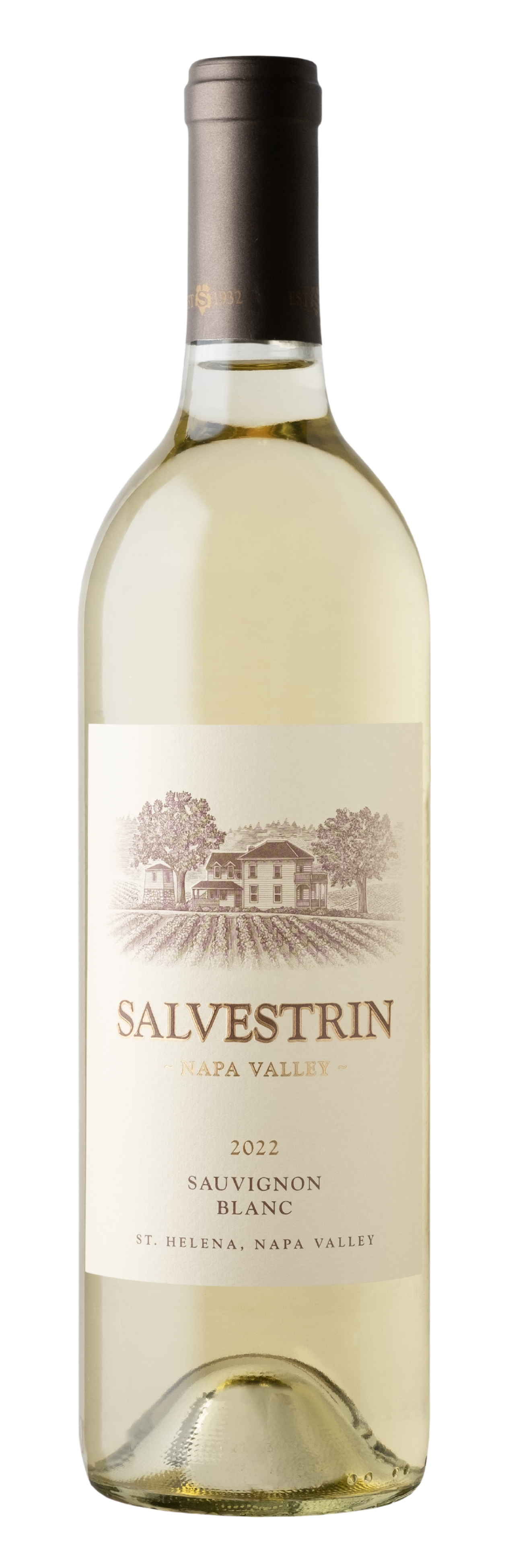 Salvestrin Estate Sauvignon Blanc 2022  Front Bottle Shot