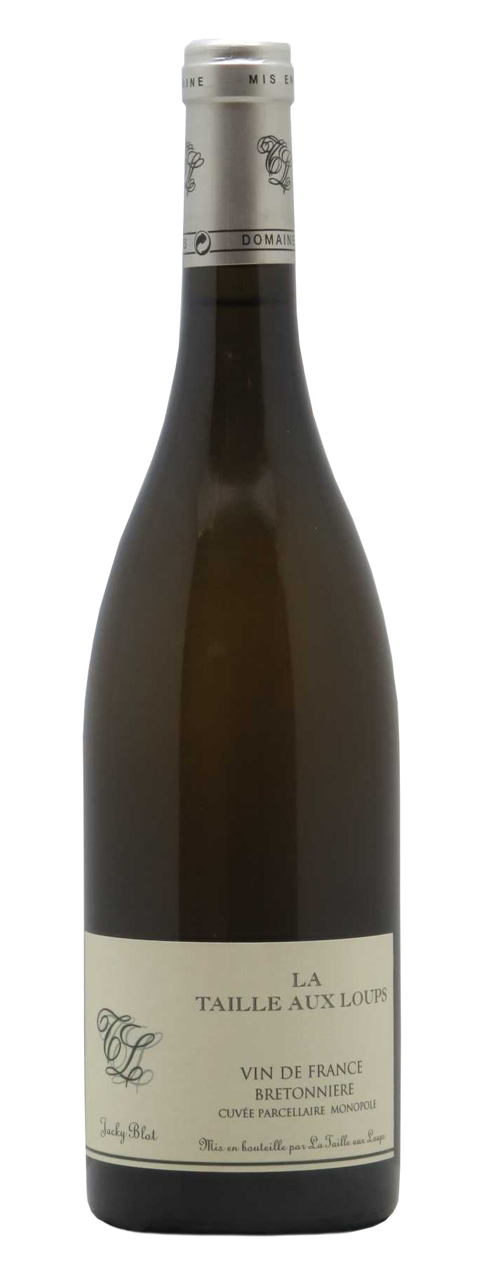 Domaine de la Taille Aux Loups Vin de France Bretonniere Cuvee Parcellaire Monopole 2021  Front Bottle Shot
