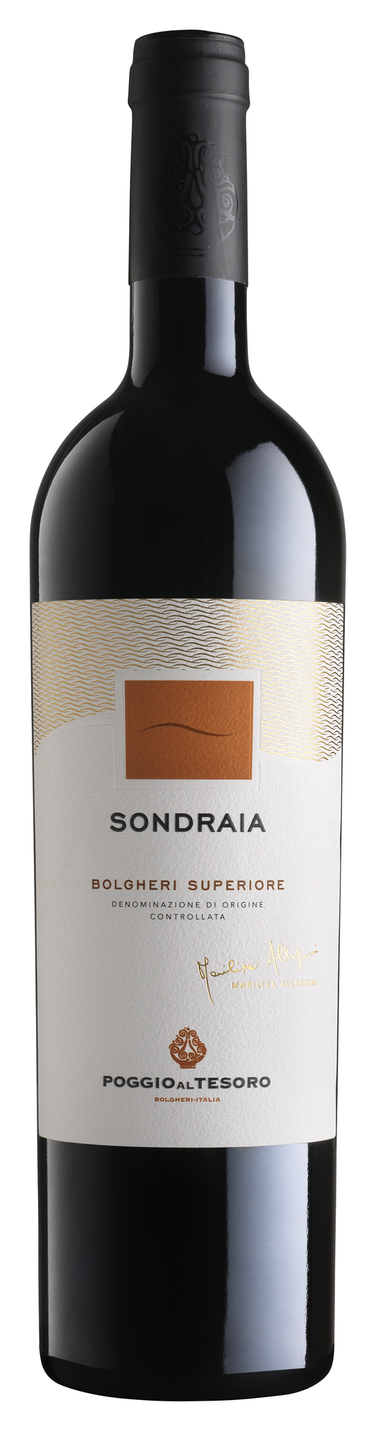 Poggio al Tesoro Sondraia Bolgheri Superiore 2019  Front Bottle Shot