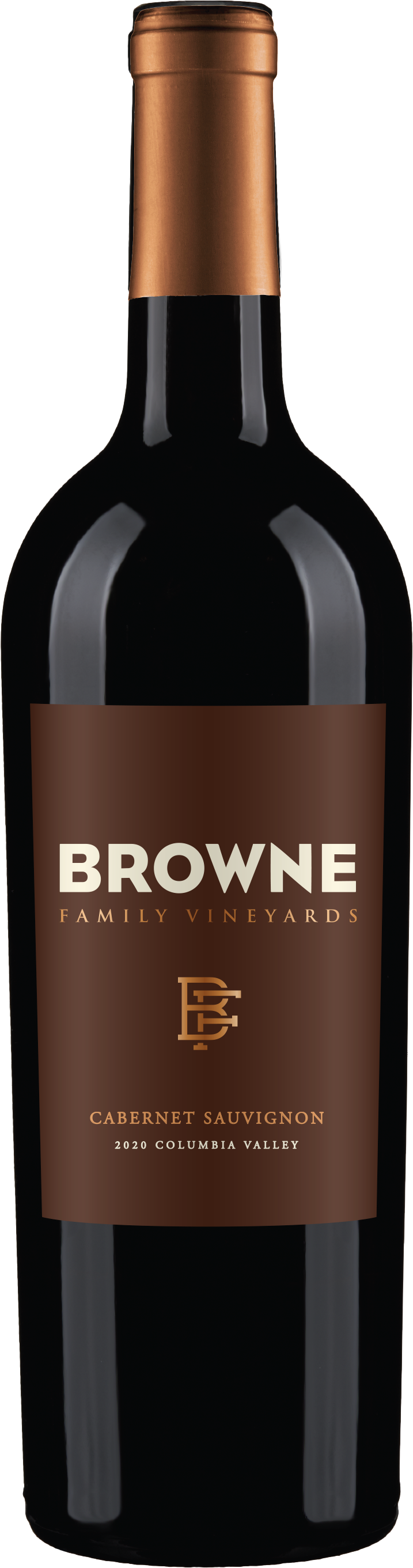 Browne Family Vineyards Cabernet Sauvignon 2020  Front Bottle Shot