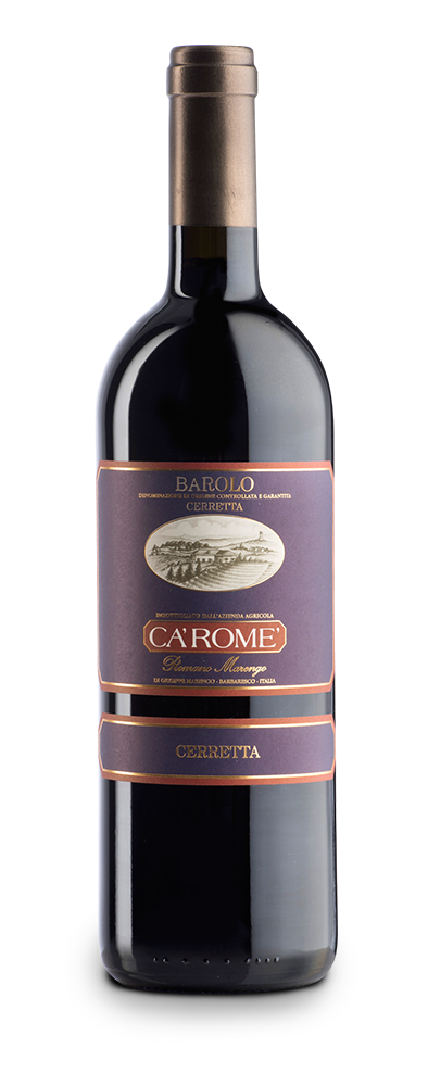 Ca' Rome Barolo Vigna Cerretta 2016  Front Bottle Shot