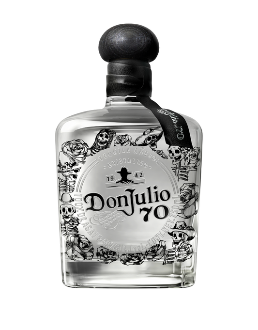 TEQUILA DON JULIO 70 AÃ‘EJO CRISTALINO ARTIST EDITION DESIGNED BY WILLY CHAVARRIA 750 ML