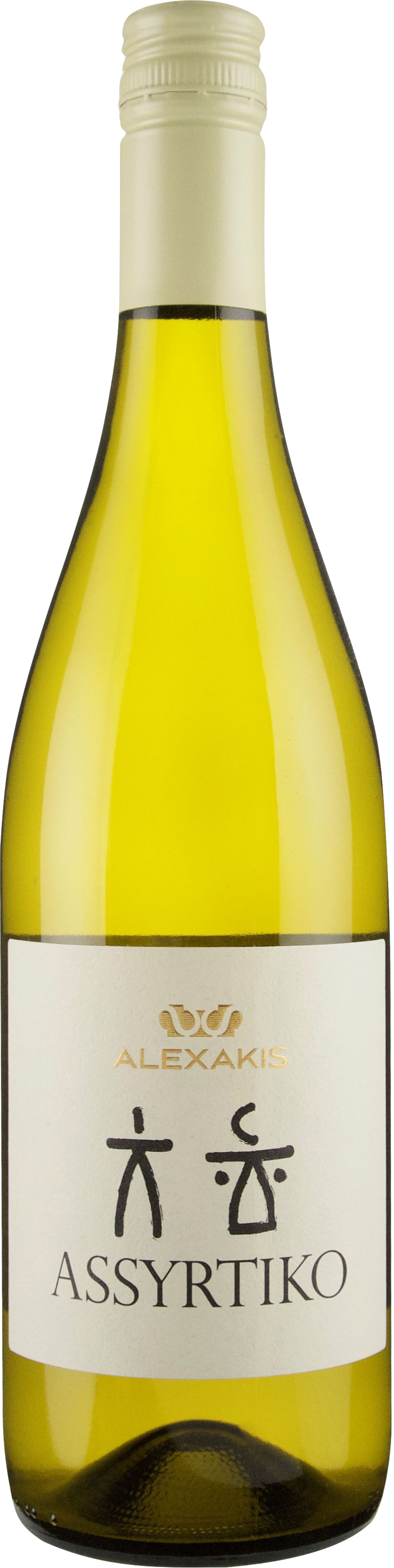 Alexakis Assyrtiko 2023  Front Bottle Shot