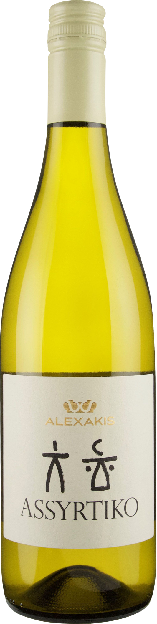 Alexakis Assyrtiko 2023  Front Bottle Shot