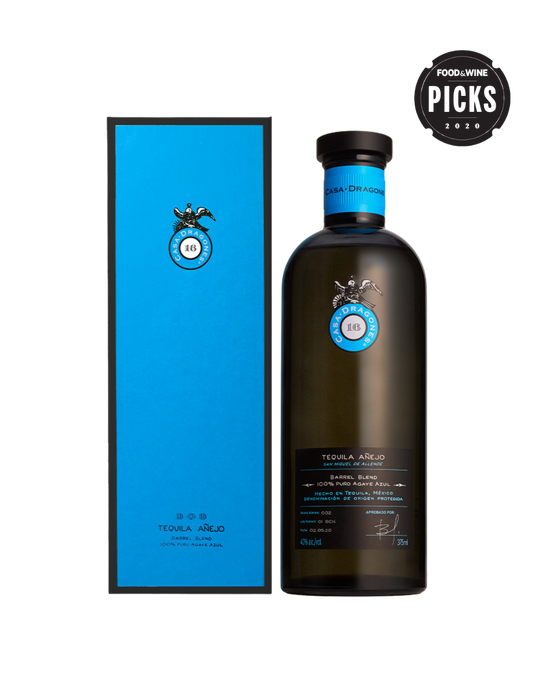 TEQUILA CASA DRAGONES AÃ‘EJO BARREL BLEND 375 ML
