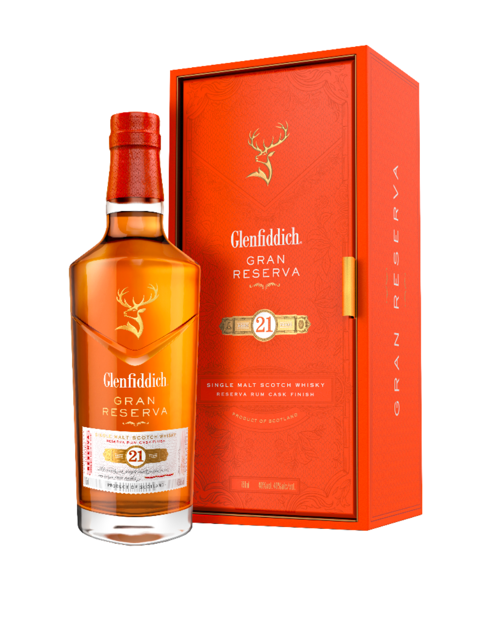 GLENFIDDICH 21 YEAR OLD GRAN RESERVA SINGLE MALT SCOTCH WHISKY 750 ML