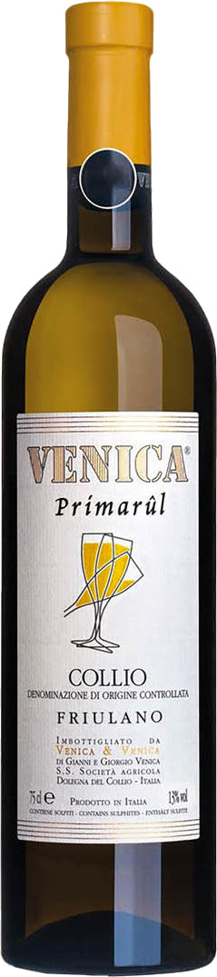Venica & Venica Primarul Friulano 2022  Front Bottle Shot