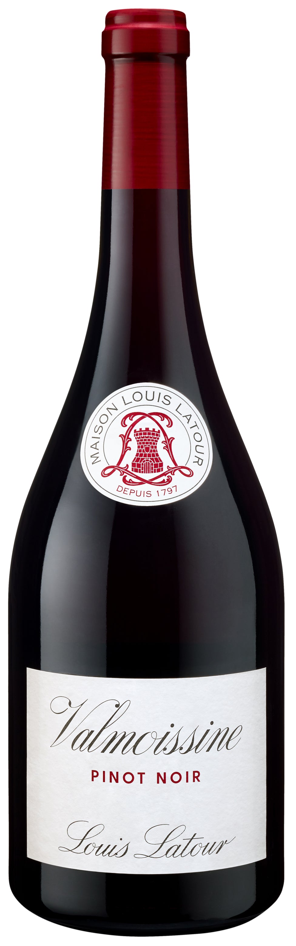 Louis Latour Valmoissine Pinot Noir 2022  Front Bottle Shot