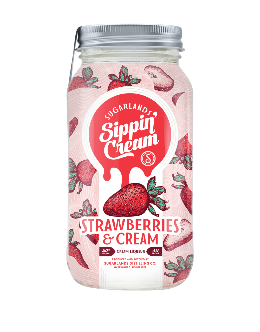 SUGARLANDS STRAWBERRY DREAM APPALACHIAN SIPPIN' CREAM 750 ML