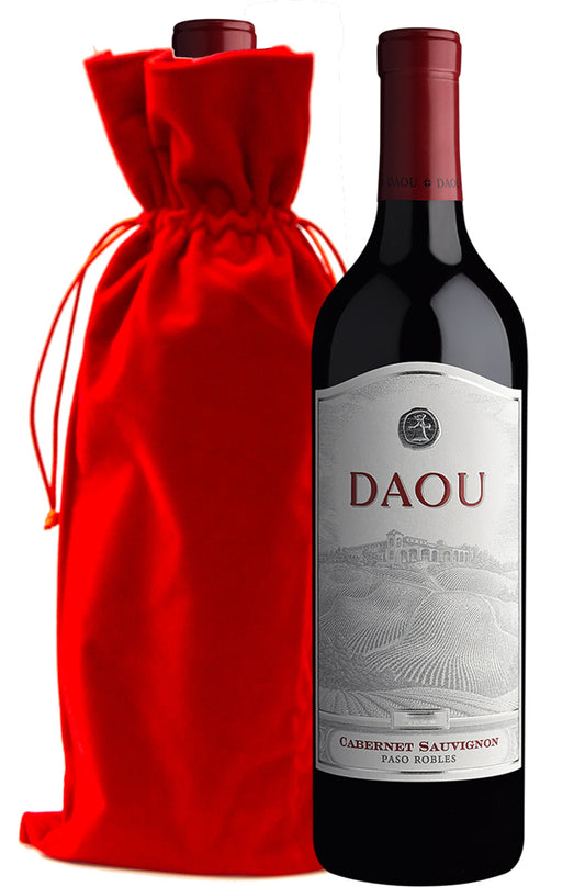 DAOU Cabernet with Red Velvet Gift Bag