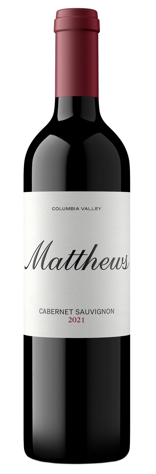 Matthews Winery Cabernet Sauvignon 2021  Front Bottle Shot