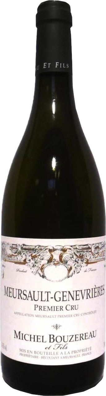 Michel Bouzereau Meursault Genevrieres Premier Cru 2022  Front Bottle Shot