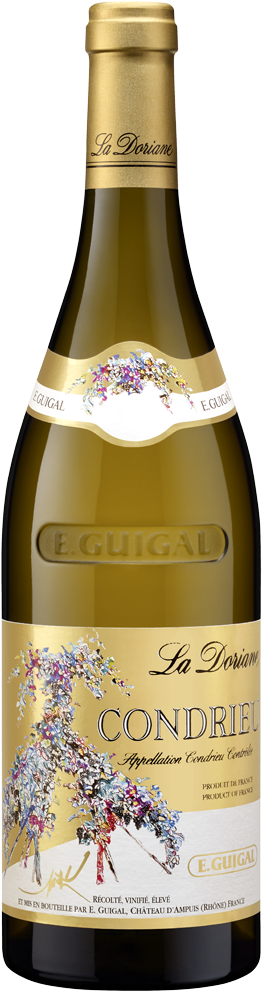 E. Guigal  La Doriane Condrieu 2022  Front Bottle Shot