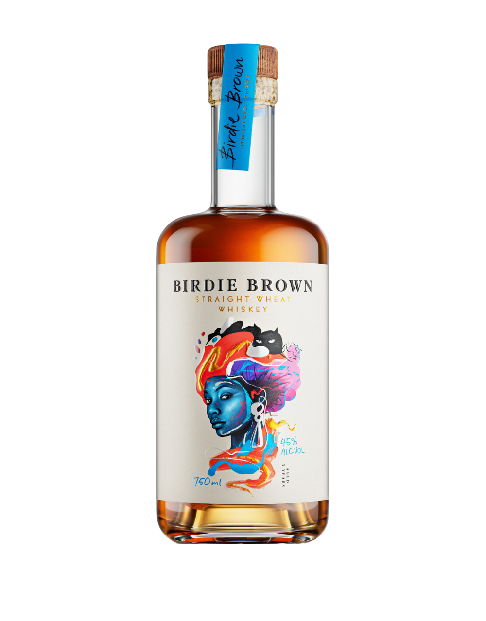 BIRDIE BROWN STRAIGHT WHEAT WHISKEY 750 ML