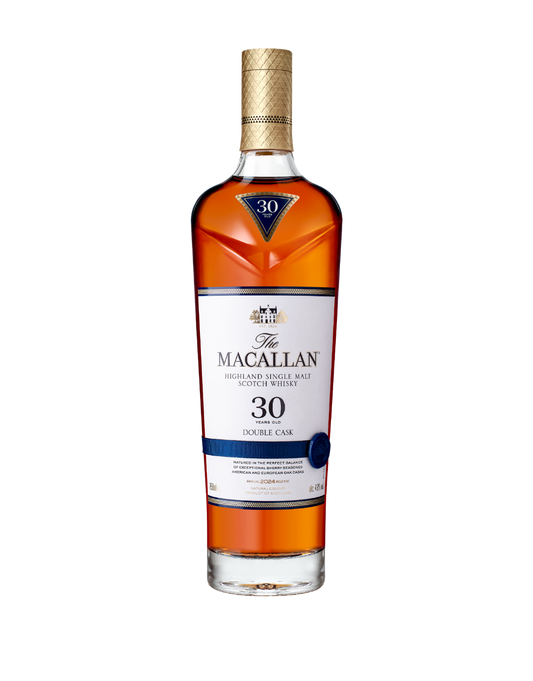 THE MACALLAN DOUBLE CASK 30 YEARS OLD 2024 RELEASE 750 ML