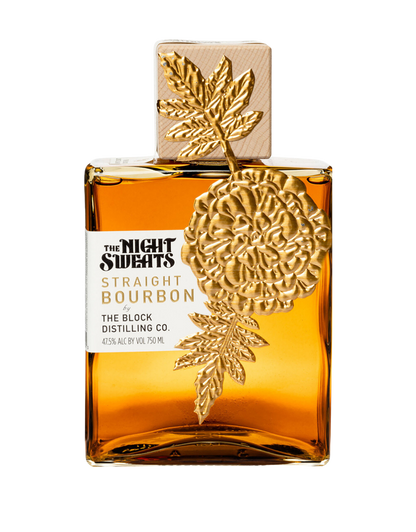 THE BLOCK DISTILLING CO THE NIGHTS SWEATS STRAIGHT BOURBON 750 ML
