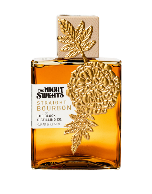 THE BLOCK DISTILLING CO THE NIGHTS SWEATS STRAIGHT BOURBON 750 ML