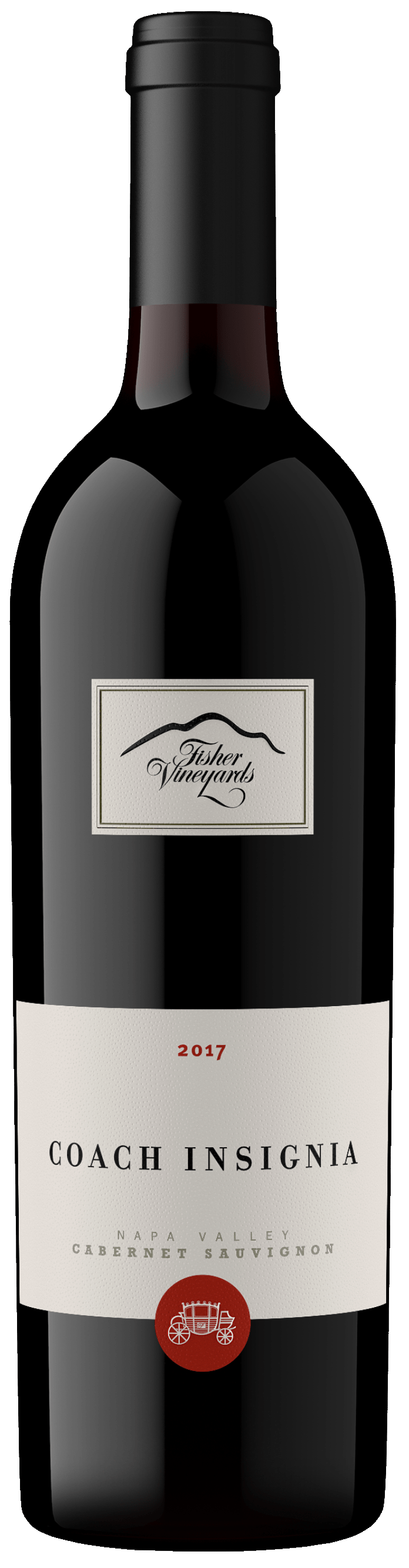 Fisher Vineyards Coach Insignia Cabernet Sauvignon 2017  Front Bottle Shot