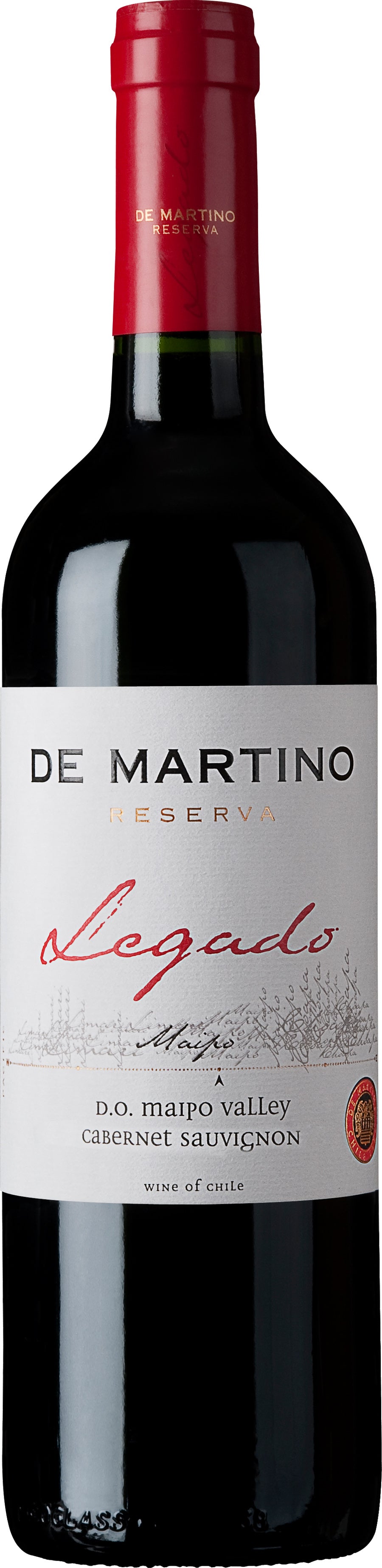 De Martino Legado Cabernet Sauvignon Reserva 2020  Front Bottle Shot