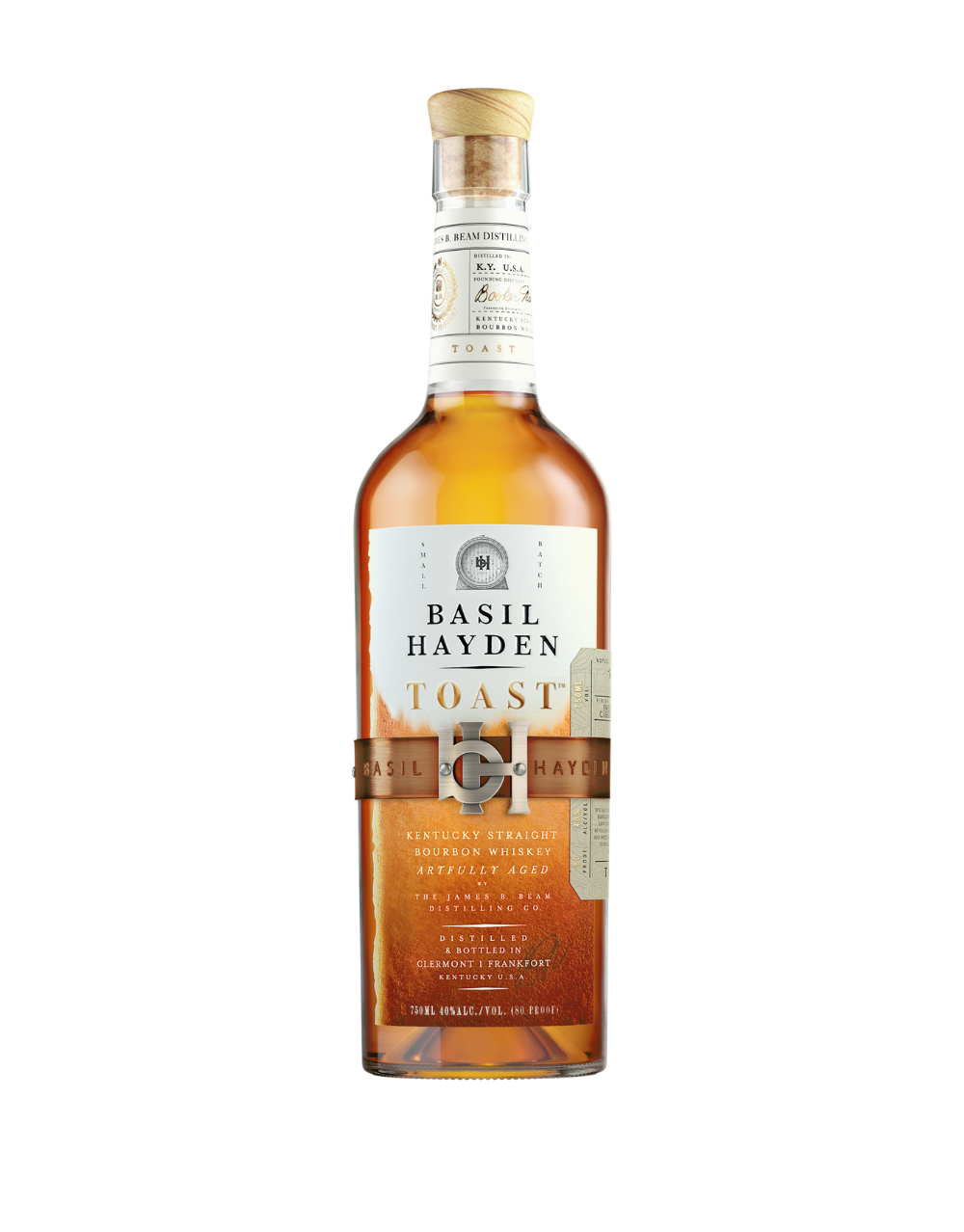 BASIL HAYDEN TOAST BOURBON WHISKEY 750 ML