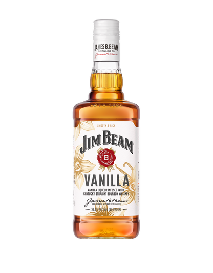 JIM BEAM VANILLA BOURBON WHISKEY 750 ML