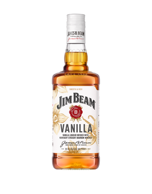 JIM BEAM VANILLA BOURBON WHISKEY 750 ML