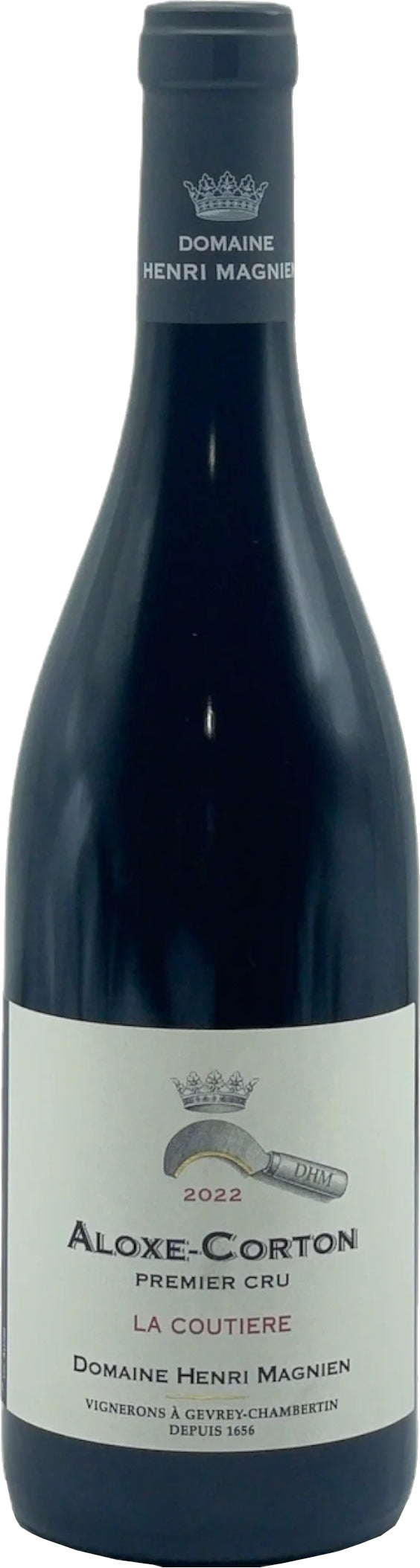 Domaine Henri Magnien Aloxe-Corton La Coutiere Premier Cru 2022  Front Bottle Shot