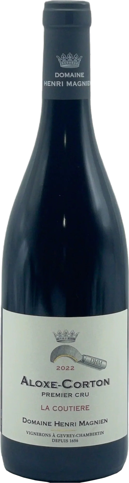 Domaine Henri Magnien Aloxe-Corton La Coutiere Premier Cru 2022  Front Bottle Shot
